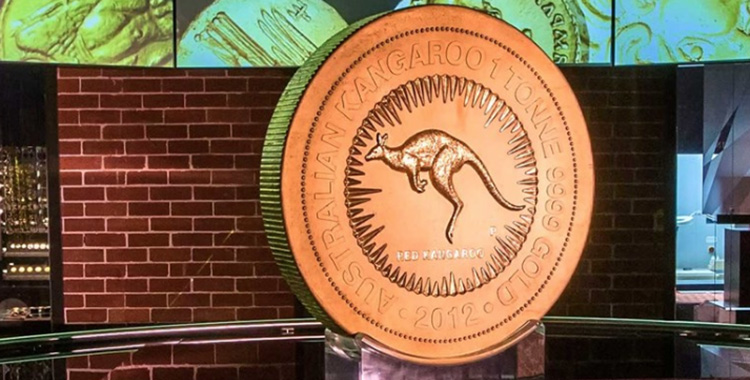 Die grösste Goldmünze der Welt: Red Kangaroo