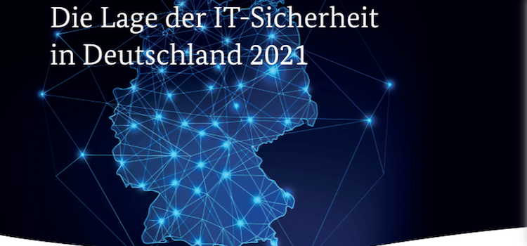 Cover des Berichts des BSI zur IT-Sicherheit 2021