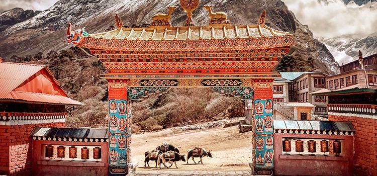 Buddhistisches Kloster in Nepal