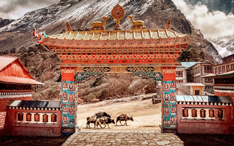 Buddhistisches Kloster in Nepal