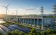 Rechenzentrum mit Stromerzeugungsanlagen, um erneuerbare Energie zu produzieren