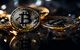 Bitcoin symbolisiert als Münze