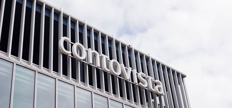 Gebäude mit Schriftzug Contovista