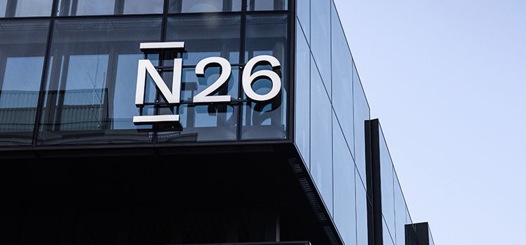Ansicht des Hauptquartiers der Neo-Bank N26 in Berlin