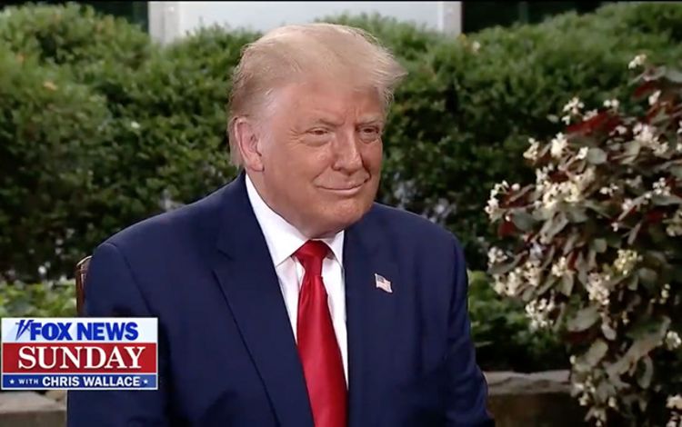 US-Präsident Donald Trump im Interview mit Fox News