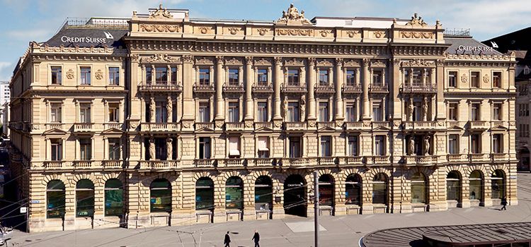 Hauptsitz der Credit Suisse am Paradeplatz in Zürich