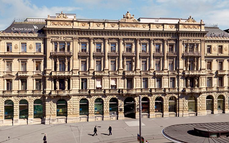 Hauptsitz der Credit Suisse am Paradeplatz in Zürich