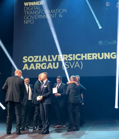 SVA Aargau, Gewinner bei Digital Transformation – Government & NPO