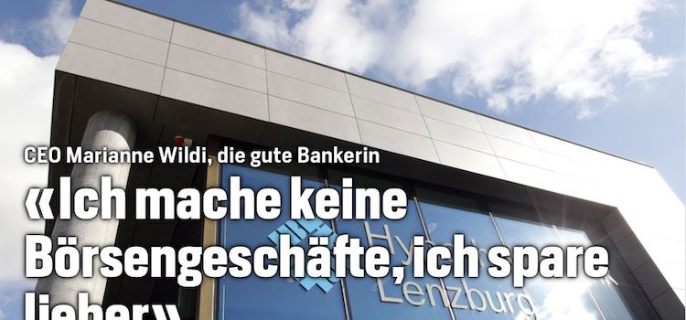 Marianne Wild und ihre Bank