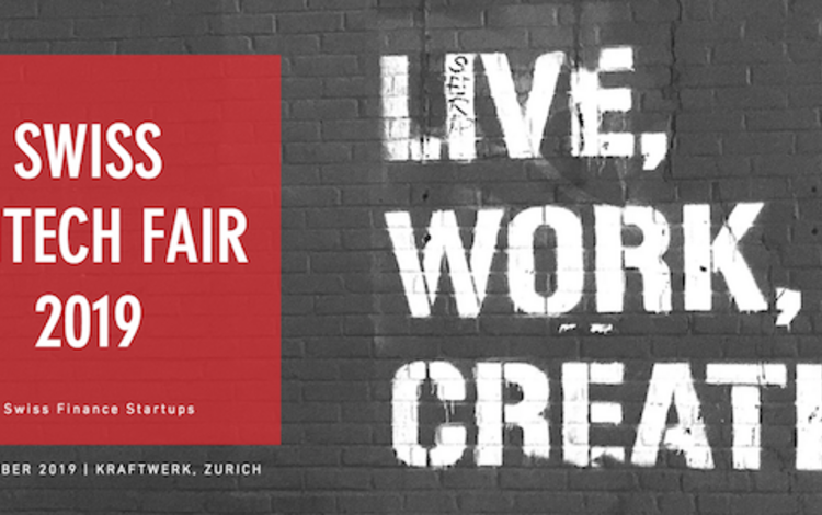 Ankündigungsplakat Swiss FinTech Fair 2019