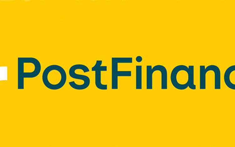 Das neue Logo der Postfinance