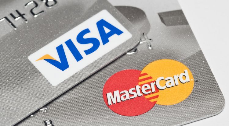 Kreditkarten Visa und Mastercard