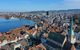 Ansicht der Stadt Zug mit Schwerpunkt auf die Altstadt