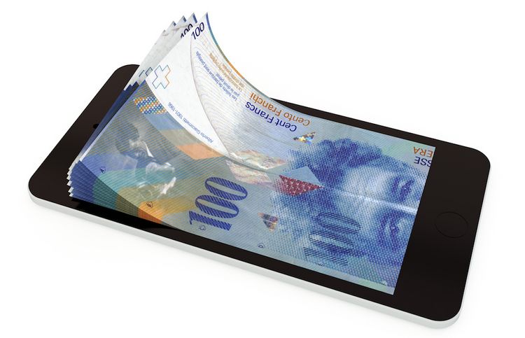 Bargeld aus dem Smartphone