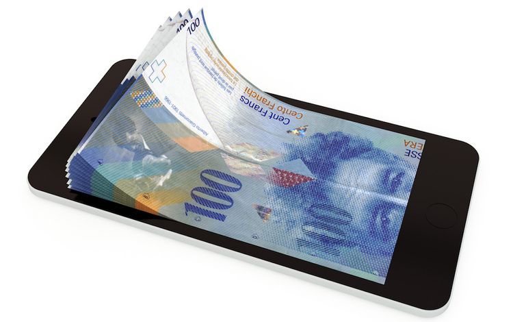 Bargeld aus dem Smartphone