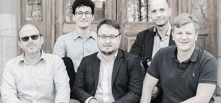 Das Light Frame-Team: Philippe Kernevez, Sébastien Bros, Mathieu Clement, Gregory Bataille, Schuyler Weiss