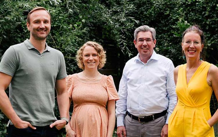 Das Education Board des FinTechs Bling: Christoph Krüger, Anissa Brinkhoff, Sven Schumann, Babett Mahnert 