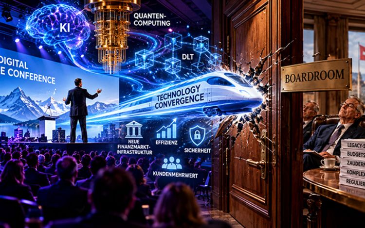Euphorische Swiss Digital Finance Conference 2026 prallt auf Betulichkeit im Boardroom einer Bank