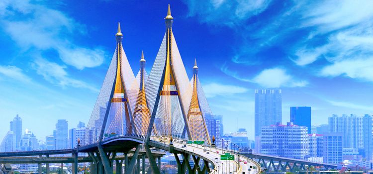 Bhumibol Brücke Bangkok