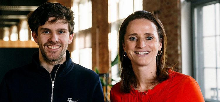 Bling-Gründer Nils Feigenwinter und Bling-Investorin Verena Pausder