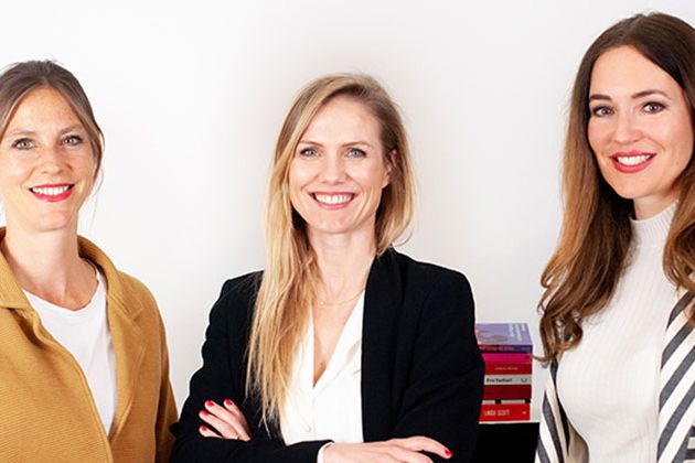 ElleXX-Gründerinnen Simone Züger, Nadine Jürgensen, Patrizia Laeri