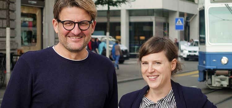 Daniel Gasteiger und Sandra Tobler