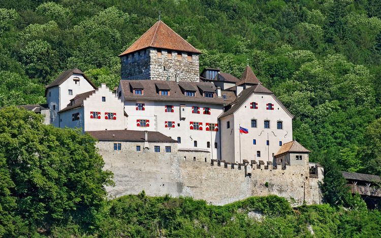 Das Schloss des Fürstentums Liechtenstein