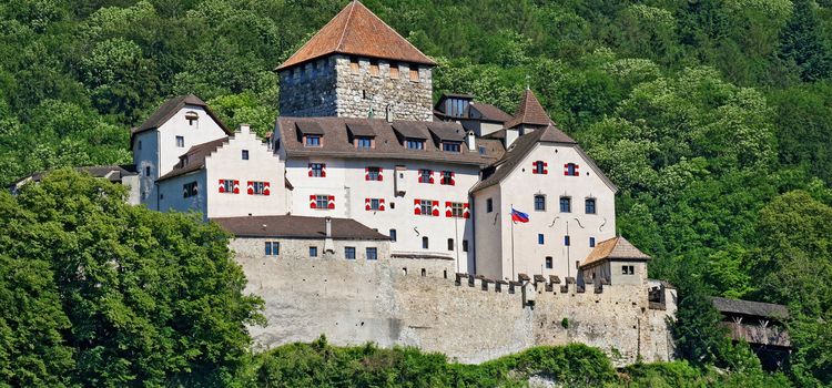 Das Schloss des Fürstentums Liechtenstein