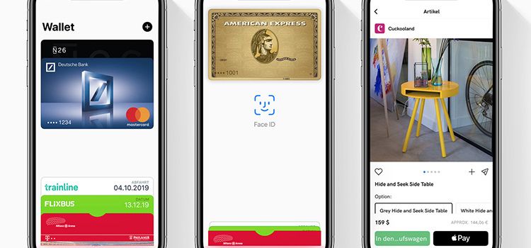 Die Wallet von Apple Pay