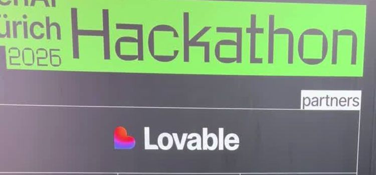 Anzeigetafel GenAI Zurich Hackathon 2026