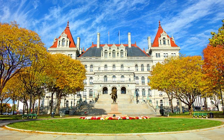 Das New York State Capitol in Albany