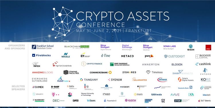 Plakat der Crypto Assets Conference