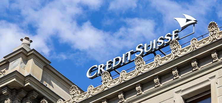 Teil des Gebäudes der Credit Suisse am Paradeplatz