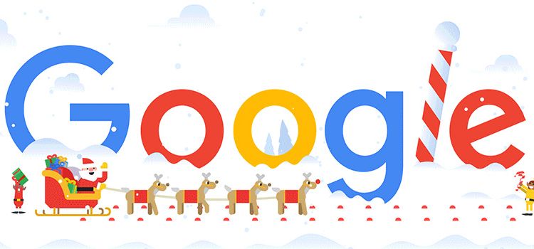 Google-Doodle Weihnachten 2018