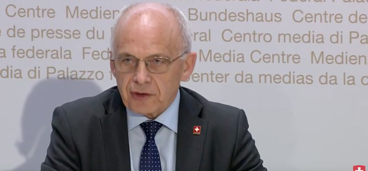 Bundesrat Ueli Maurer, Medienkonferenz zur Corona-Krise