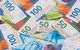 Schweizer Banknoten bunt gemischt