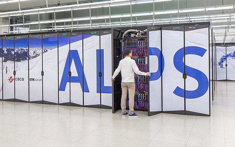 Supercomputer Alps in Lugano 