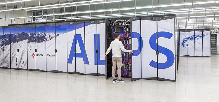 Supercomputer Alps in Lugano 