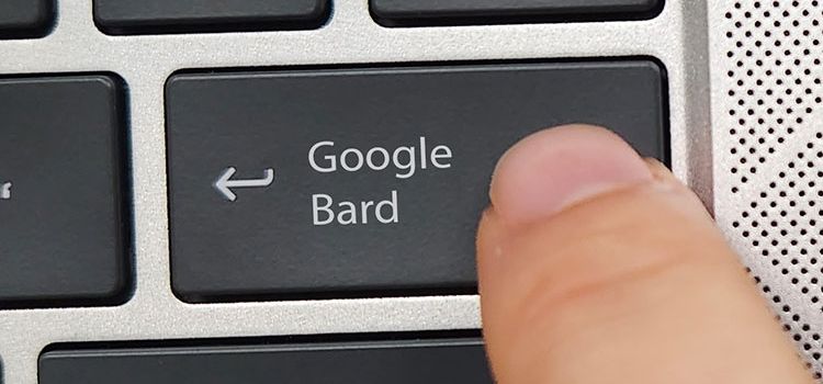 Taste auf dem Keyboard: Google Bard