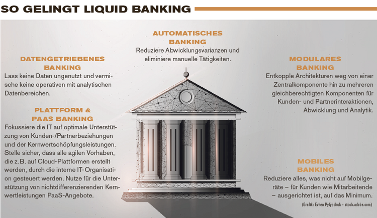 Modell von Liquid Banking