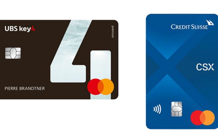 Kreditkarten von UBS Key4 und von CSX