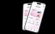 Smartphone-Ansicht mit zwei Smartphone der Neo-Bank Yuh