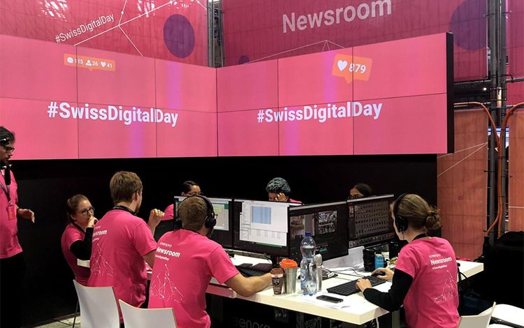 Newsroom am 3. Digitaltag Schweiz