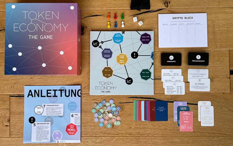 Brettspiel Token Economy mit Zubehör