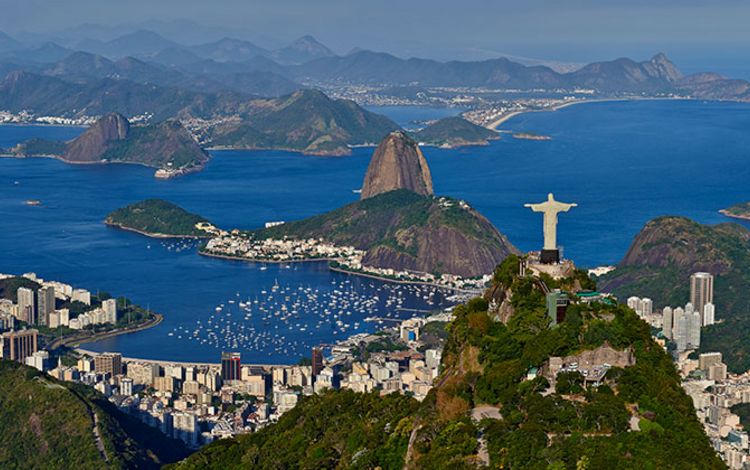 Blick auf Rio de Janeiro, Brasilien