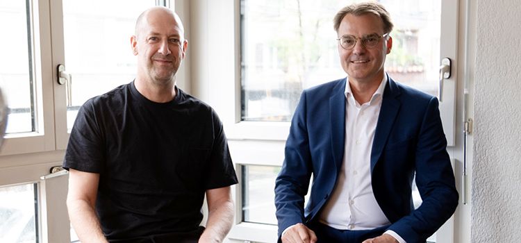 Marc van Nuffel (CEO Zinsli) und Roland Wickart (CFO GLKB