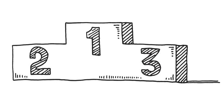 Siegerpodest als Illustration