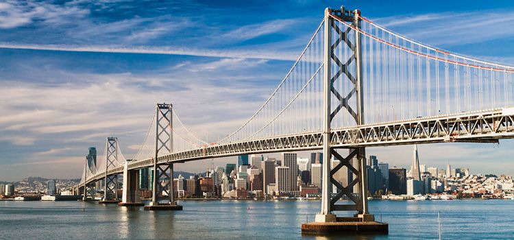 San Francisco mit Bay Bridge