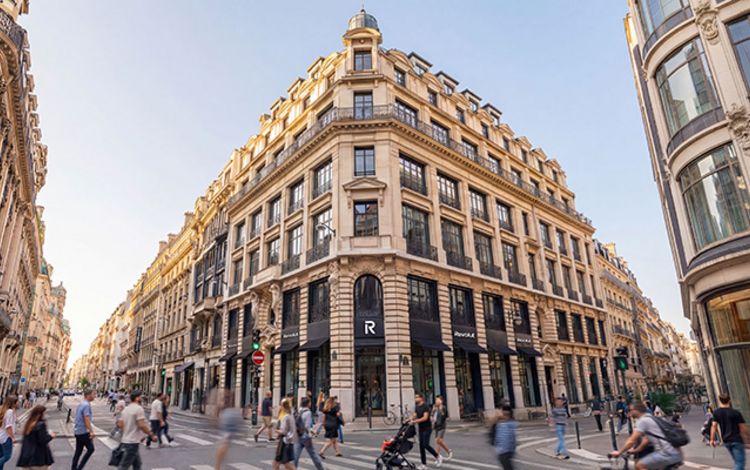 Ansicht des neuen Westeuropa-Hauptsitzes der Challenger-Bank Revolut