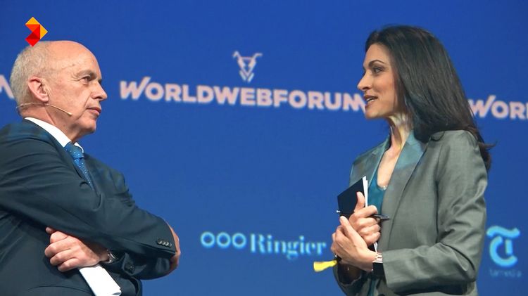 Bundesrat Ueli Maurer am World Web Forum 2019